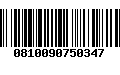 Código de Barras 0810090750347