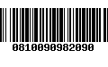 Código de Barras 0810090982090