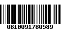 Código de Barras 0810091780589