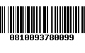 Código de Barras 0810093780099