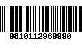 Código de Barras 0810112960990