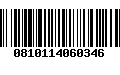 Código de Barras 0810114060346