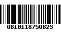 Código de Barras 0810118750823