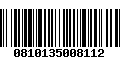 Código de Barras 0810135008112