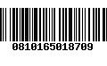 Código de Barras 0810165018709