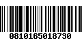 Código de Barras 0810165018730