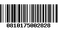 Código de Barras 0810175002828