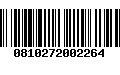 Código de Barras 0810272002264