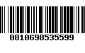 Código de Barras 0810698535599