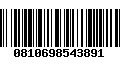 Código de Barras 0810698543891