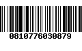 Código de Barras 0810776030879