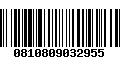 Código de Barras 0810809032955