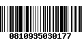 Código de Barras 0810935030177