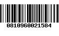 Código de Barras 0810960021584