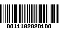 Código de Barras 0811102028188