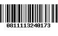 Código de Barras 0811113240173