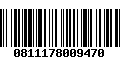 Código de Barras 0811178009470