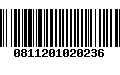 Código de Barras 0811201020236