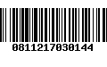 Código de Barras 0811217030144