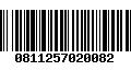 Código de Barras 0811257020082