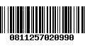 Código de Barras 0811257020990