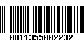 Código de Barras 0811355002232