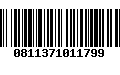 Código de Barras 0811371011799