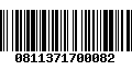 Código de Barras 0811371700082