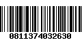Código de Barras 0811374032630