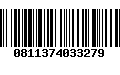 Código de Barras 0811374033279