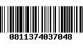 Código de Barras 0811374037048
