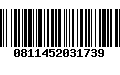 Código de Barras 0811452031739