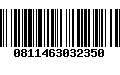 Código de Barras 0811463032350