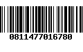 Código de Barras 0811477016780