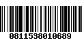 Código de Barras 0811538010689