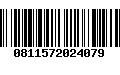 Código de Barras 0811572024079