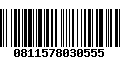 Código de Barras 0811578030555