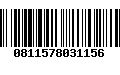 Código de Barras 0811578031156