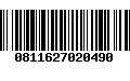 Código de Barras 0811627020490