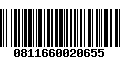 Código de Barras 0811660020655