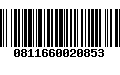 Código de Barras 0811660020853