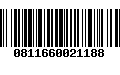 Código de Barras 0811660021188