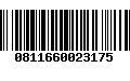 Código de Barras 0811660023175