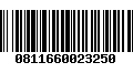 Código de Barras 0811660023250