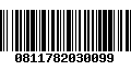 Código de Barras 0811782030099