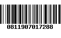 Código de Barras 0811907017288