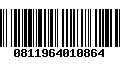 Código de Barras 0811964010864