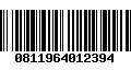 Código de Barras 0811964012394