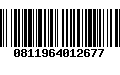 Código de Barras 0811964012677