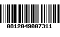 Código de Barras 0812049007311